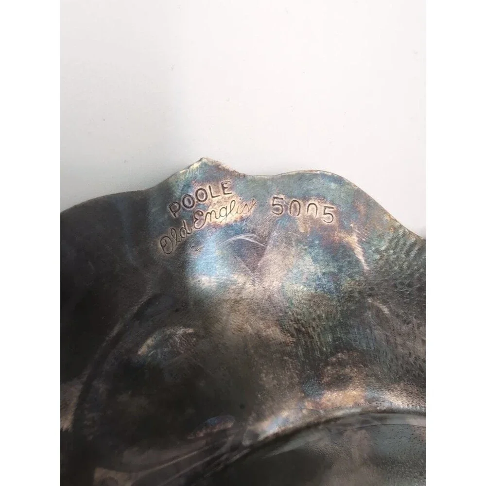 Vintage Poole Silverplate Covered Dish